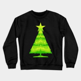 Green Balsam Fir Or White Spruce As Christmas Tree Crewneck Sweatshirt